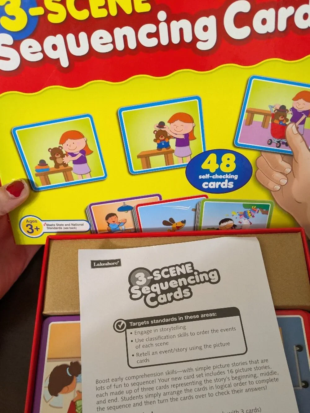 Lakeshore Learning 3-Scene Sequencing Cards